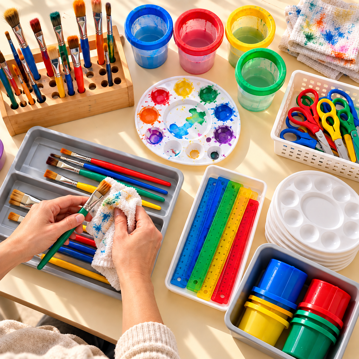 10 Well Paint Palette