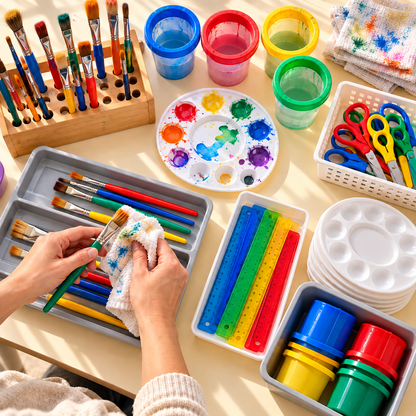 10 Well Paint Palette