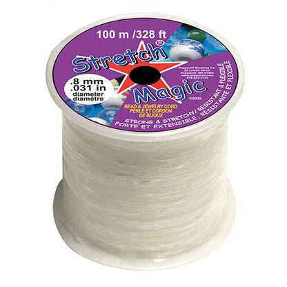 Stretch Magic Clear Elastic Cord - .8 mm x 328 ft