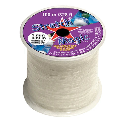 Stretch Magic Clear Elastic Cord - 1 mm x 328 ft