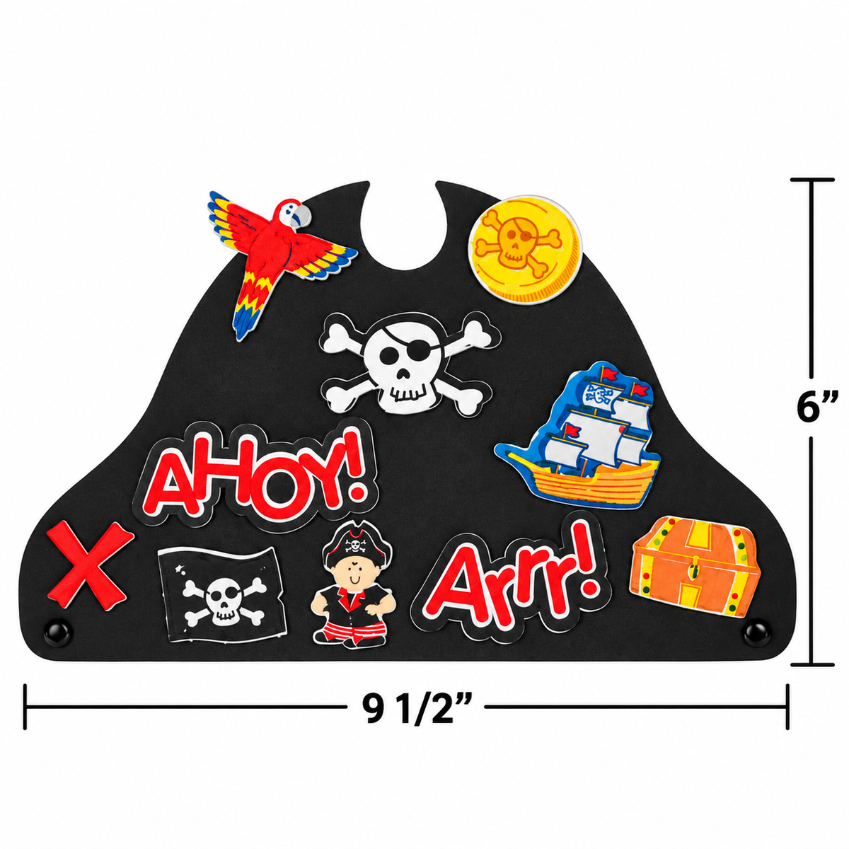 DIY Pirate Hats (12 Pack)