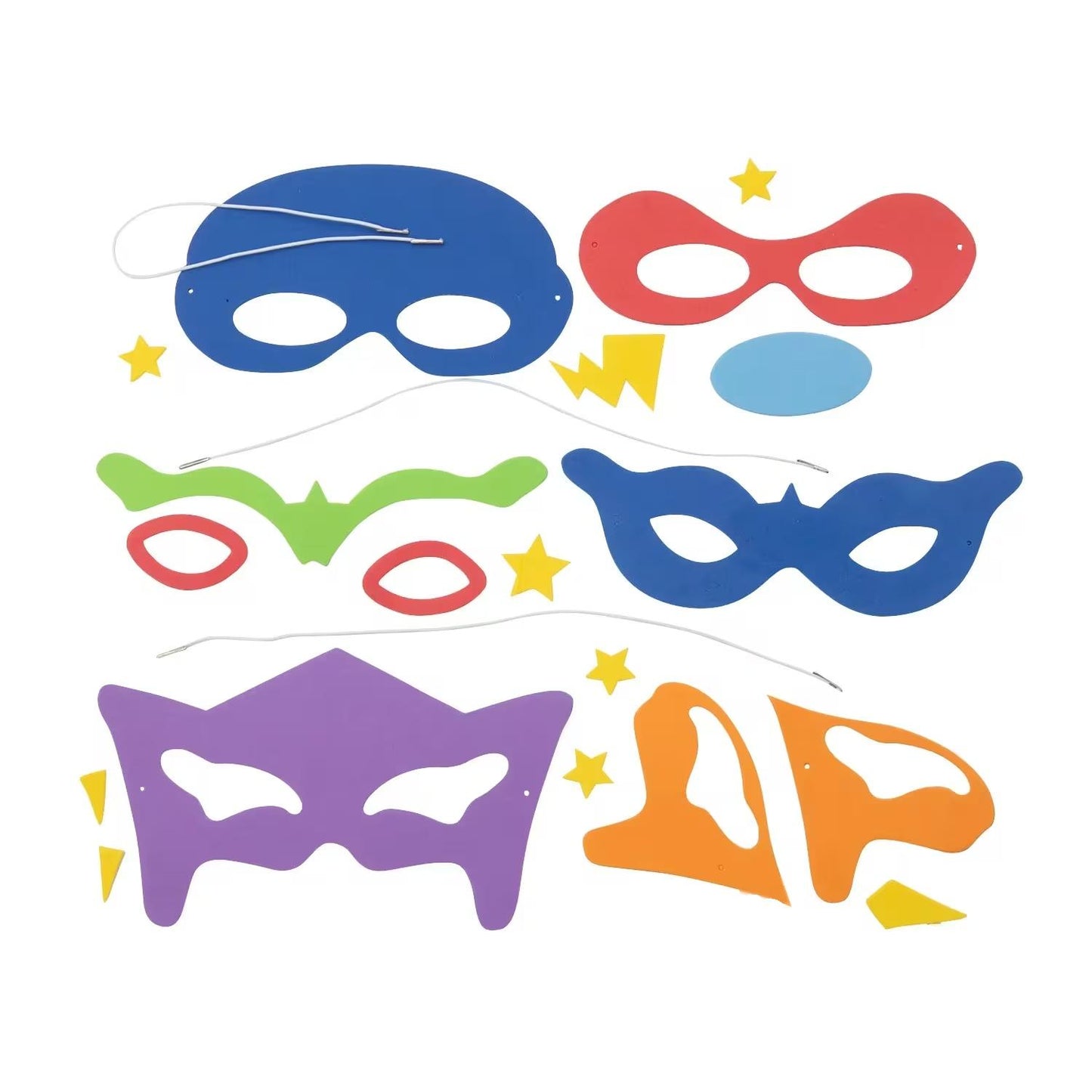 Superhero Mask Craft Kit (12 Pack)