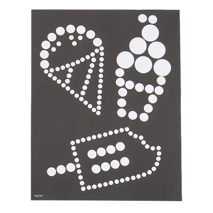 Summertime Dot Sticker Paper Art Sheets (12 Pack)