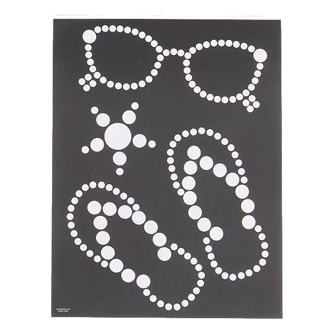 Summertime Dot Sticker Paper Art Sheets (12 Pack)