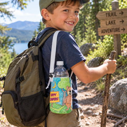 Color Your Own Camp Water Bottle Holder (12 Pack)
