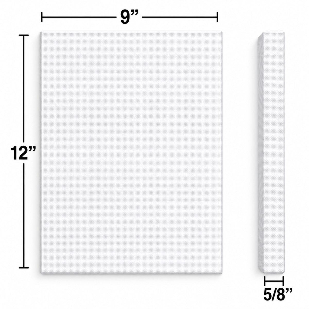 Stretched Canvas - 9" x 12" (8 Pack)