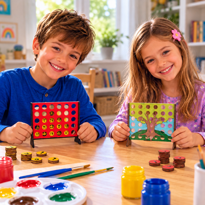 DIY Wooden Connect 4 (12 Pack)