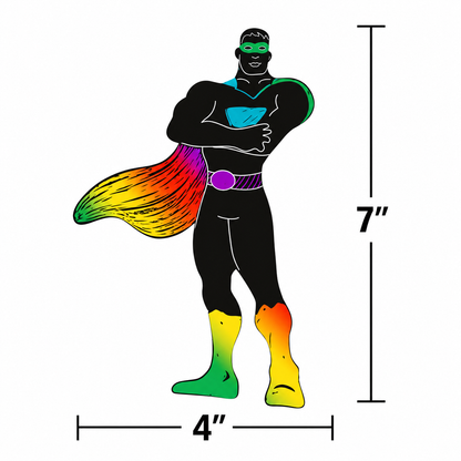 Scratch Art Superheroes (24 Pack)