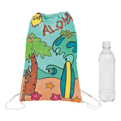 CYO Tropical Drawstring Bags (12 Pack)