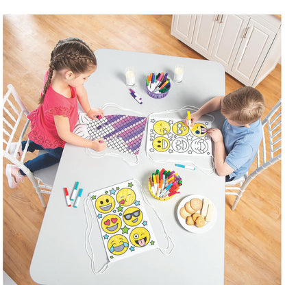 CYO Emoji Drawstring Bags (12 Pack)