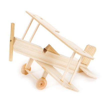 DIY Wooden Biplane - Each - EconoCrafts