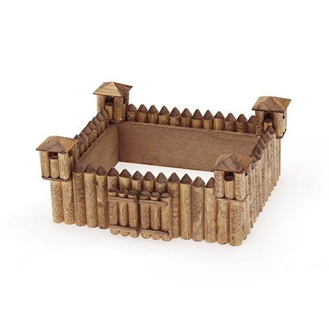 Wood Model Kit - Old West Fort (6 Pack) - EconoCrafts