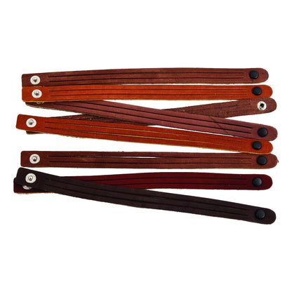 DIY Mystery Braid Leather Bracelets (8 Pack)