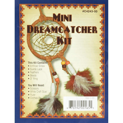 Mini Leather Dream Catcher Kit - Each - EconoCrafts