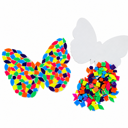 Sticky Mosaic Butterflies (12 Pack)