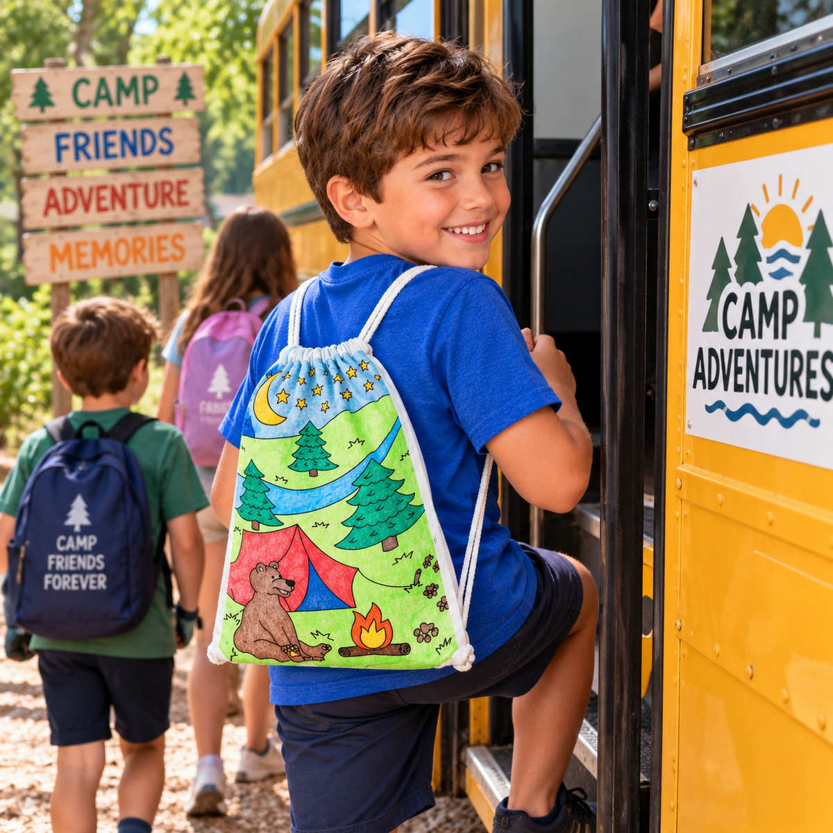 CYO Camp Drawstring Bags (12 Pack)