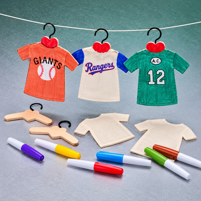 DIY Mini T-Shirts Craft Kit (12 Pack)