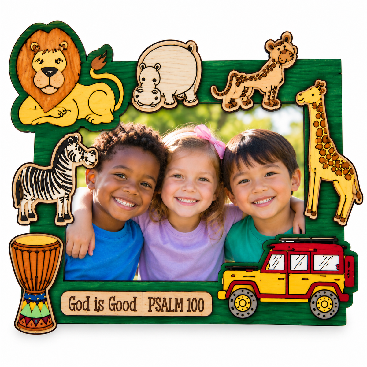 Safari Animal Picture Frames (10 Pack)