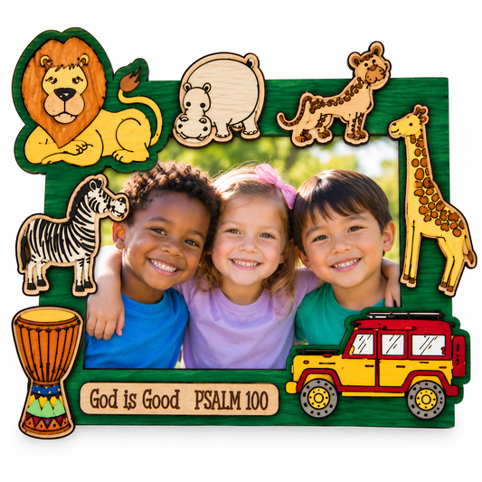 Safari Animal Picture Frames (10 Pack)