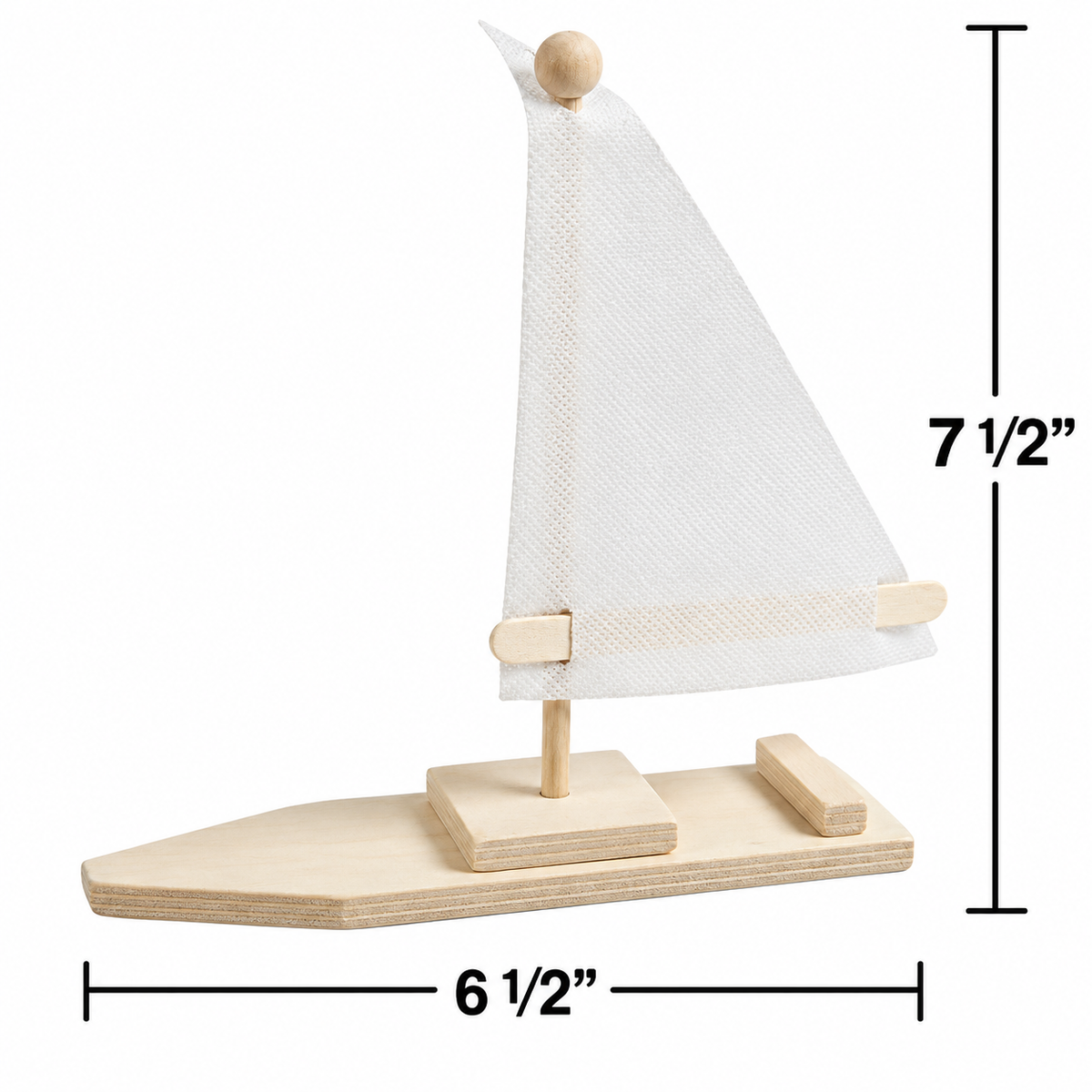 DIY Wooden Sailboats (12 Pack)