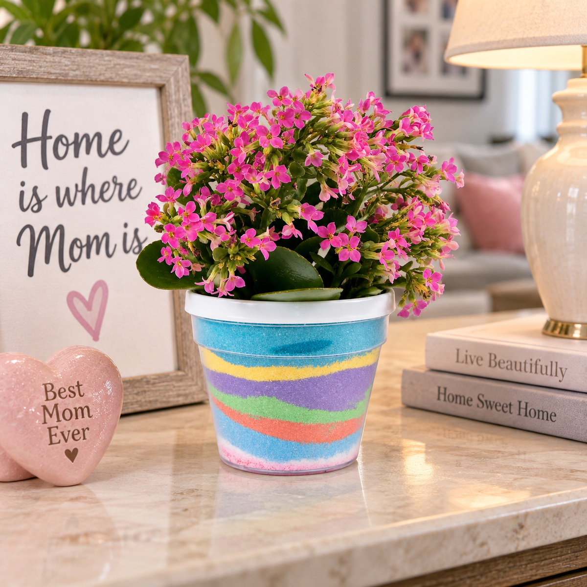 Sand Art Flower Pots (12 Pack)