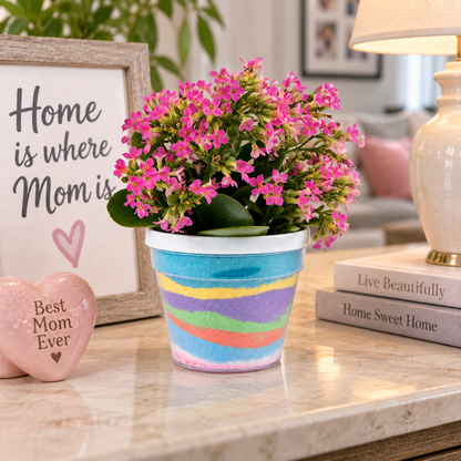 Sand Art Flower Pots (12 Pack)