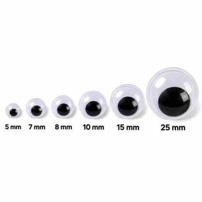 Googly Eyes - 10 mm (190 Pack)