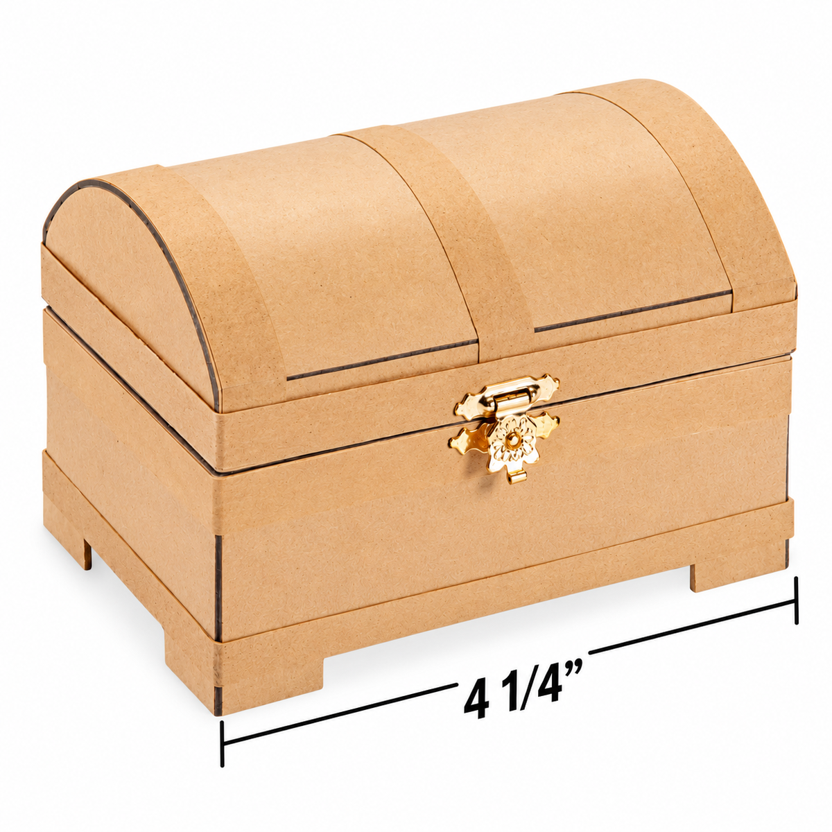 DIY Paper Mache Treasure Chests (12 Pack)