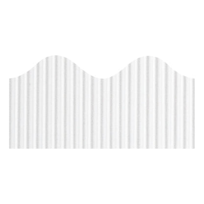 Bordette Bulletin Board Border - White (2 1/4" x 50')