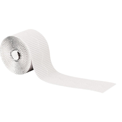 Bordette Bulletin Board Border - White (2 1/4" x 50')