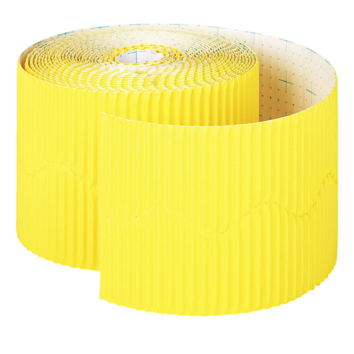 Bordette Bulletin Board Border - Yellow (2 1/4" x 50')