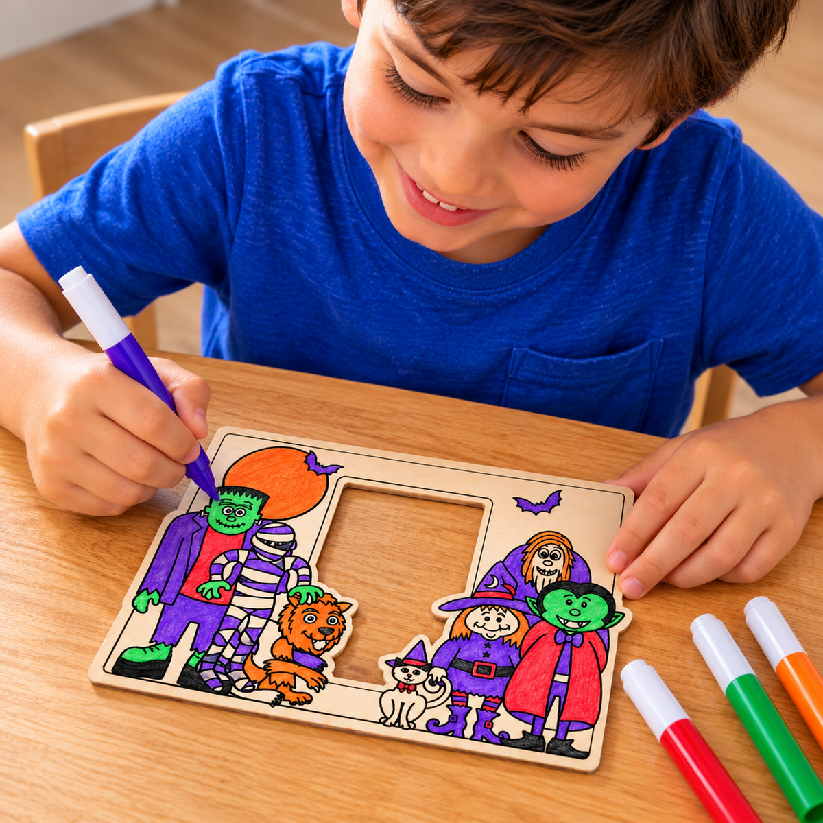 CYO Halloween Characters Picture Frame