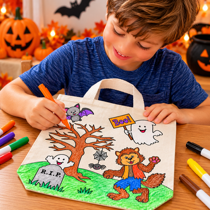 CYO Halloween Spooky Tote Bags (6 Pack)