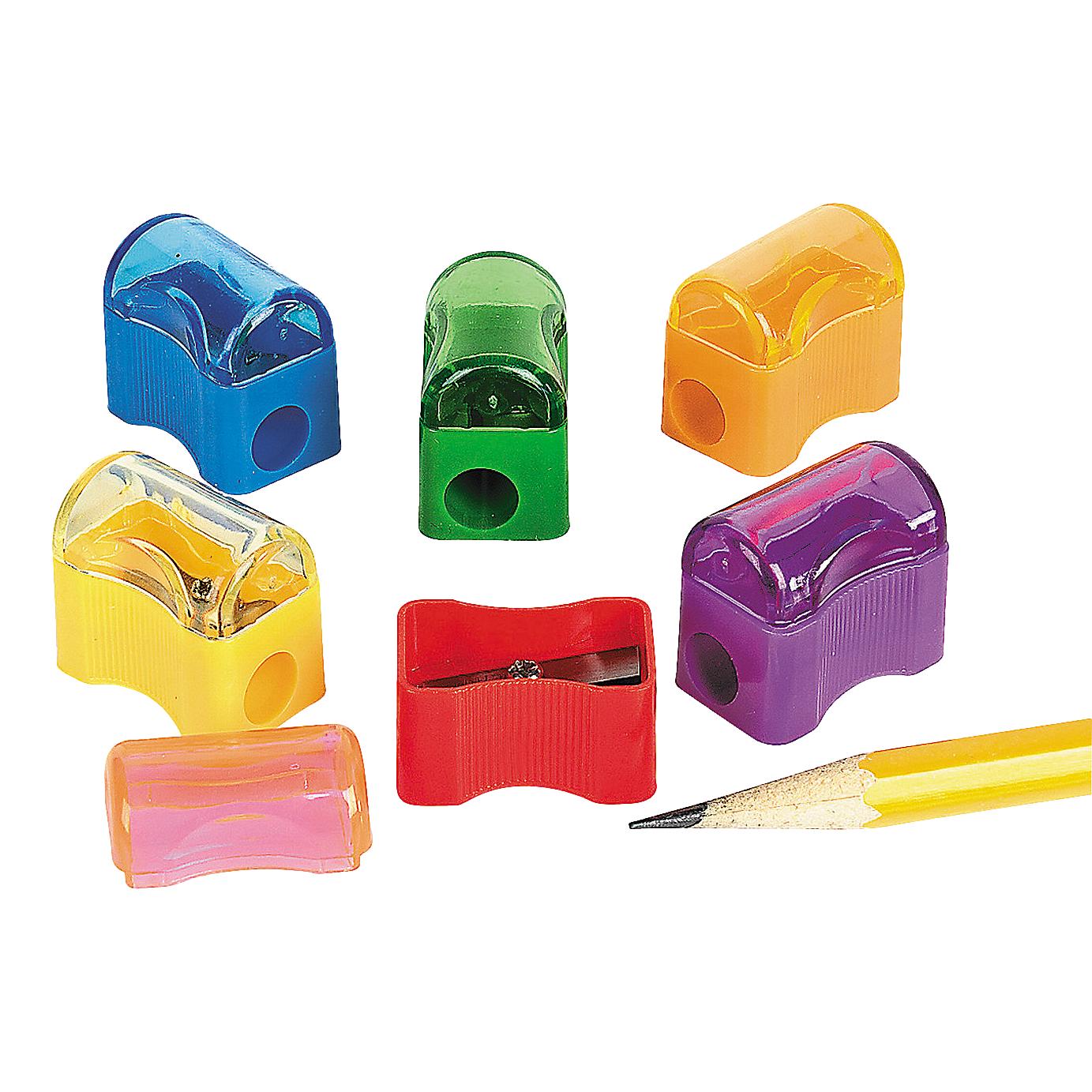 Bright Pencil Sharpeners (24 Pack) - EconoCrafts