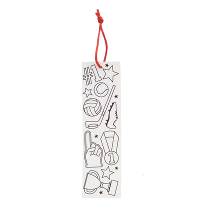 Color Your Own Sports Bookmarks (48 Pack)