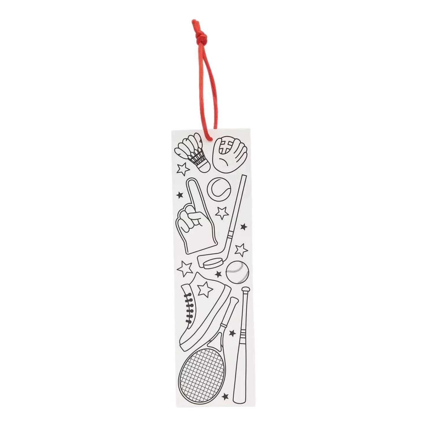 Color Your Own Sports Bookmarks (48 Pack)