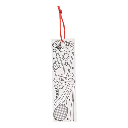 Color Your Own Sports Bookmarks (48 Pack)