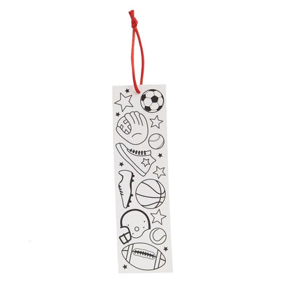 Color Your Own Sports Bookmarks (48 Pack)