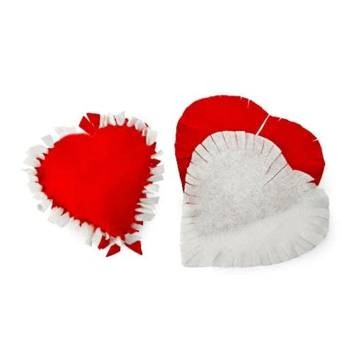 DIY Heart Felt Tied Pillows (10 Pack)