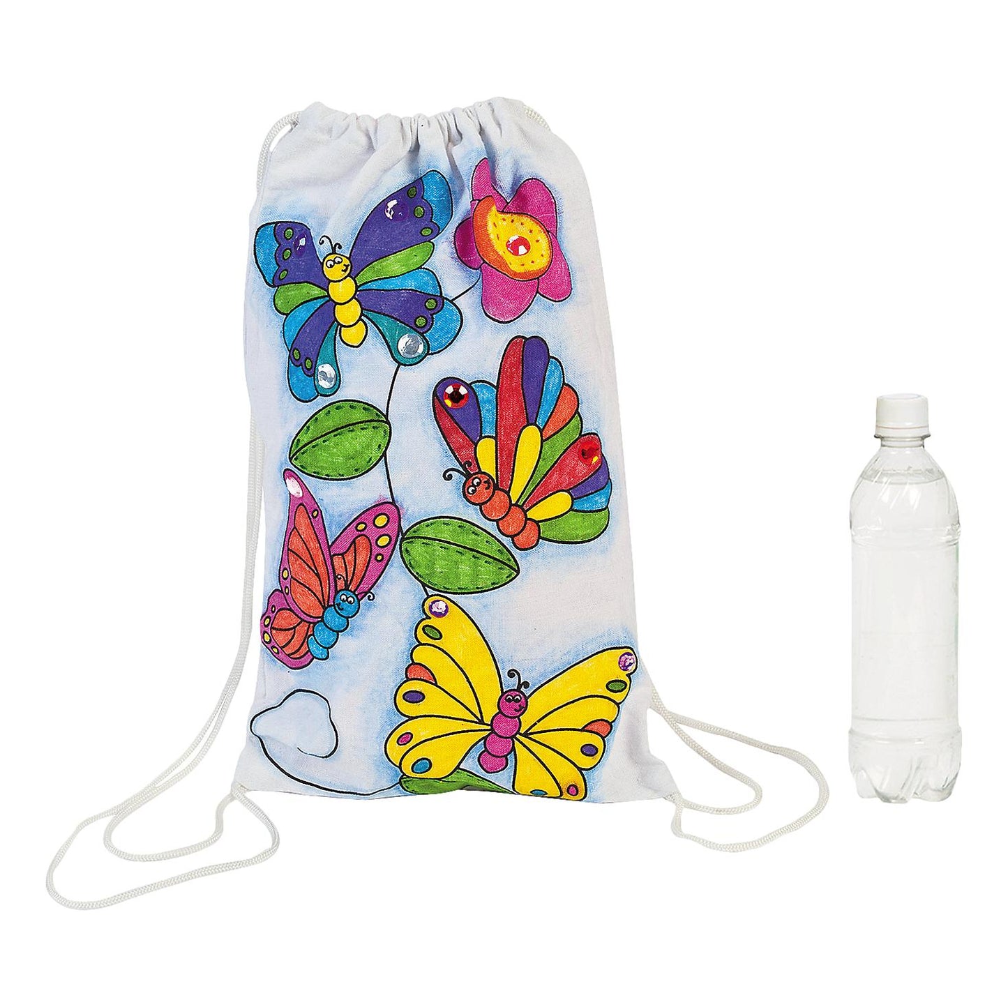 CYO Butterfly Drawstring Bags (12 Pack)