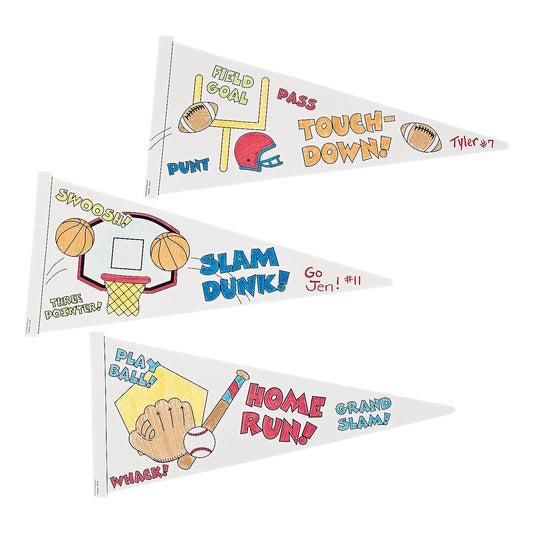 CYO Sports Pennants (12 Pack)