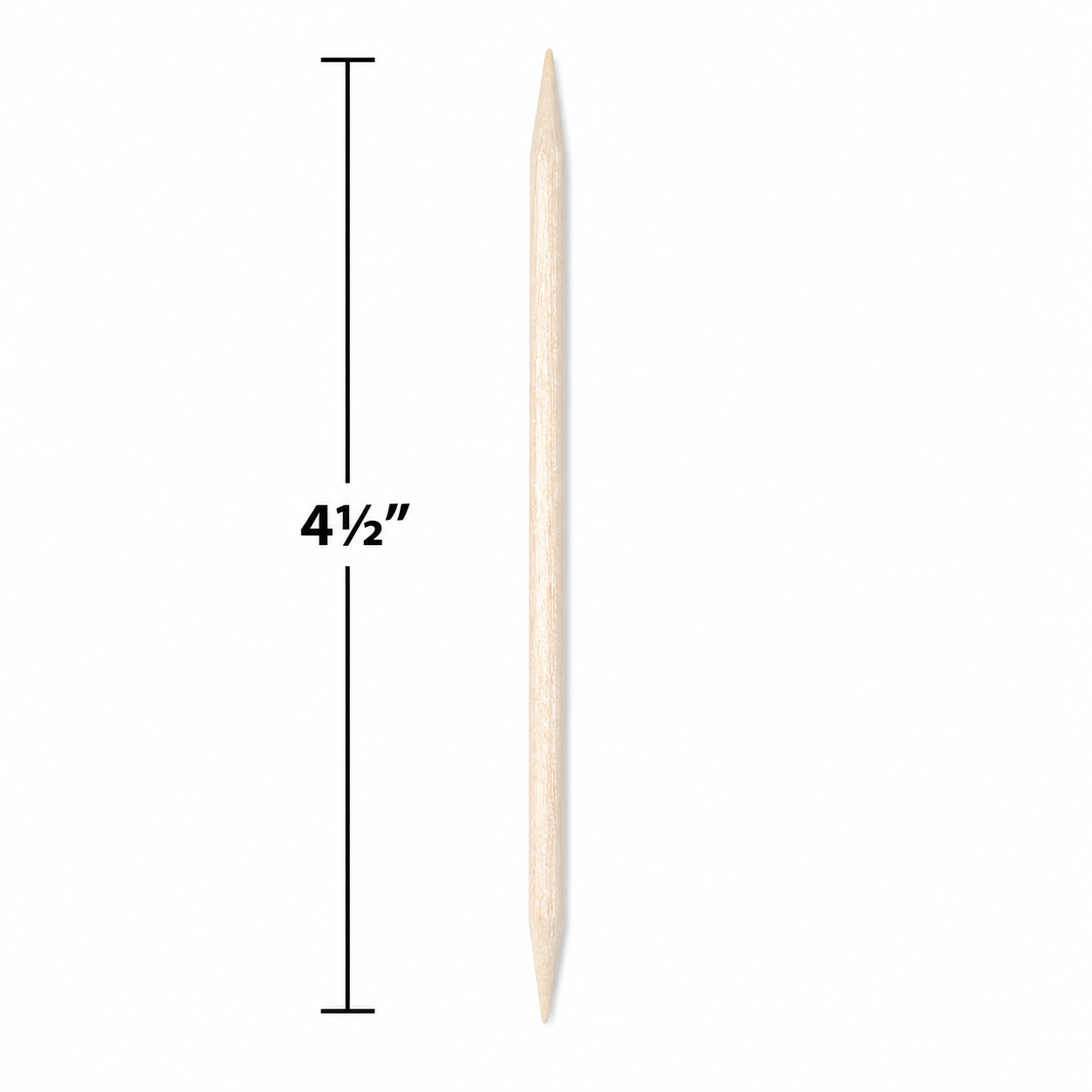 Double-Ended Wooden Stylus Sticks (12 Pack)
