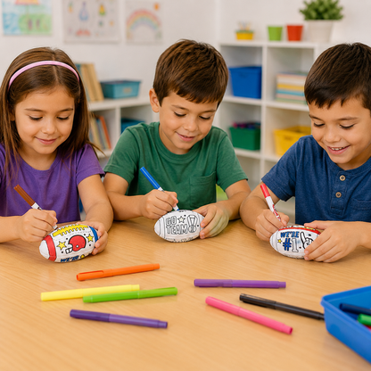 Color Your Own Footballs (12 Pack)