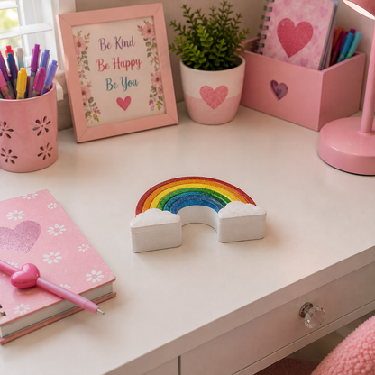 DIY Ceramic Rainbow Keepsake Boxes (12 Pack)