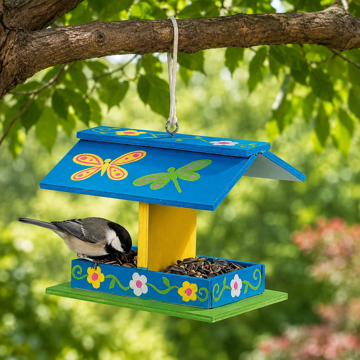 DIY Hanging Wooden Bird Feeder (12 Pack)
