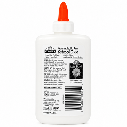 Elmer's Washable School Glue - 4 fl oz