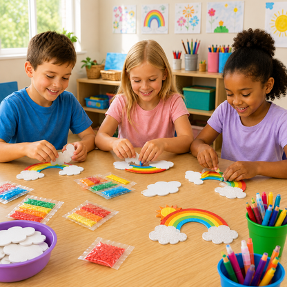 Rainbow Sand Art Pictures (24 Pack)
