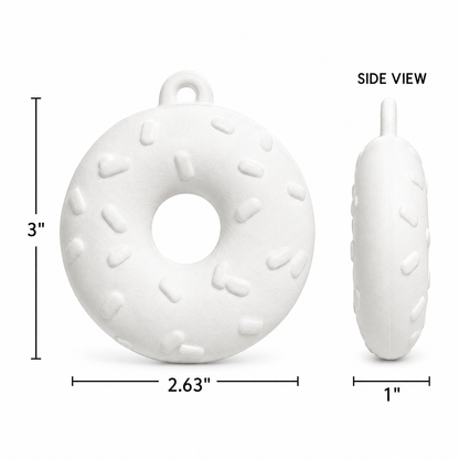 Plaster Donut Ornaments (2 Pack)