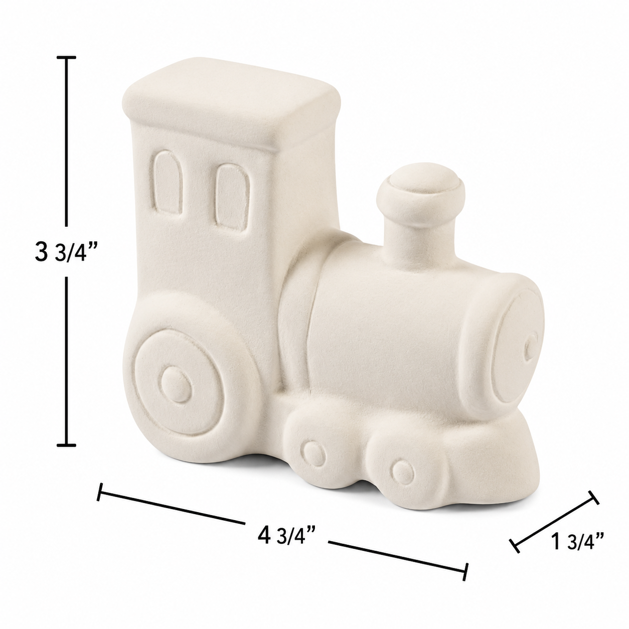 DIY Ceramic Trains (12 Pack)