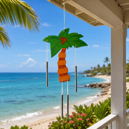 DIY Wooden Tropical Wind Chimes (12 Pack)